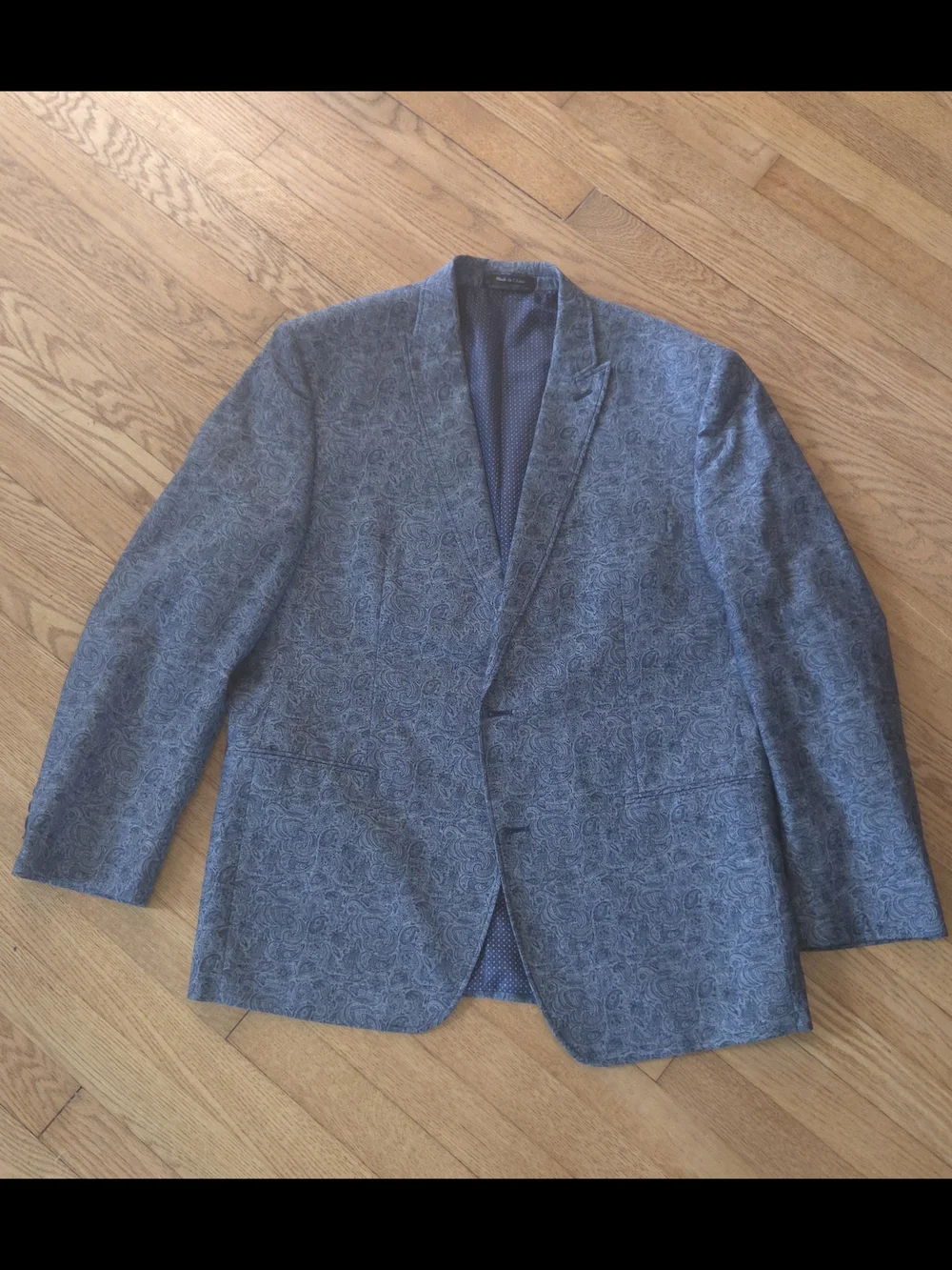 Van Heusen Blue Paisley Sport Coat